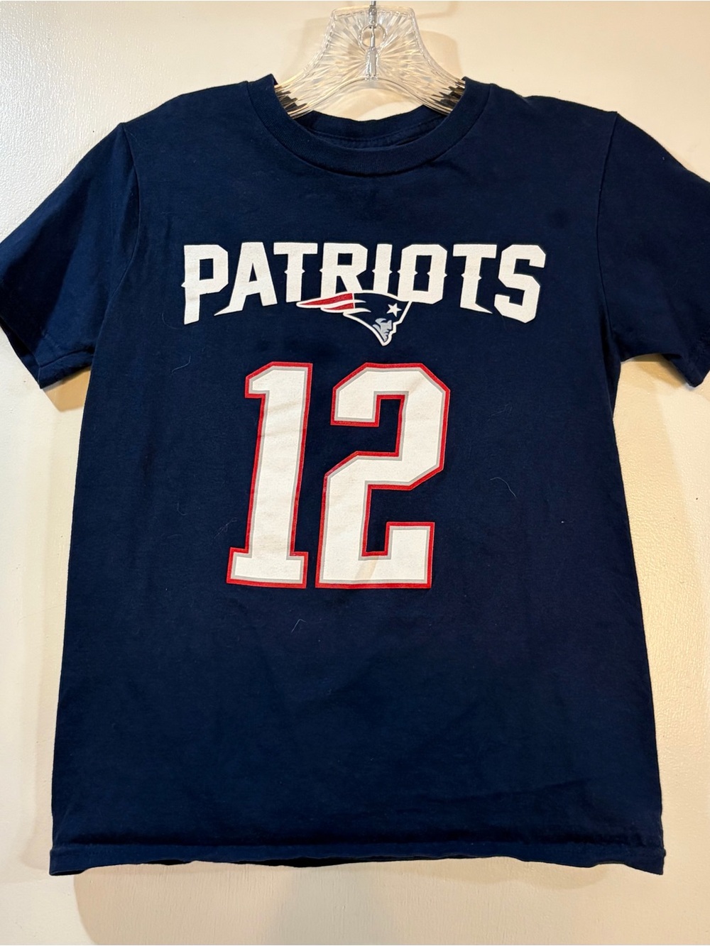 Youth NFL New England Patriots Tom Brady #12 T-Shirt Youth Sz Small